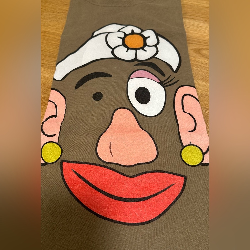 Mrs Potatoe Head Casual Brown T-Shirt